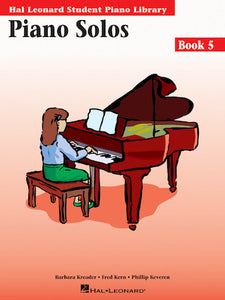 Piano Solos Book 5 Hal Leonard Student Piano Library Educational Piano Library Book Only