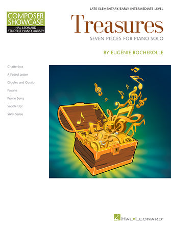 Treasures - Hal Leonard Student Piano Library Late Elementary/Early Intermediate Composer Showcase by Eugenie Rocherolle