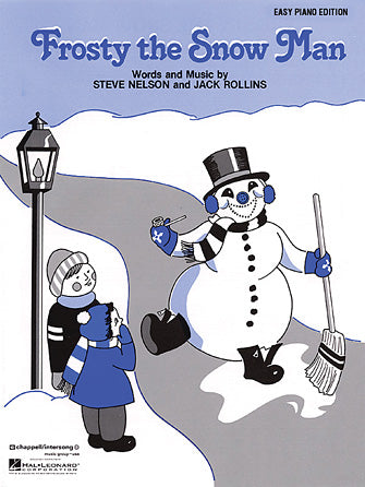 Frosty the Snow Man - Nelson & Rollins - Easy Piano Edition in C Major - Piano Solo Sheet w/Lyrics