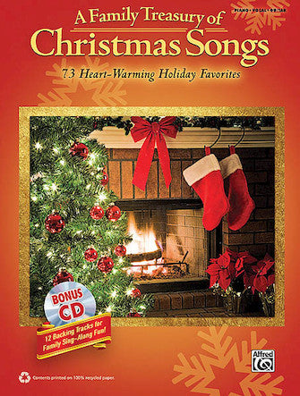 A Family Treasury of Christmas Songs 73 Heart-Warming Holiday Favorites MIXED P/V/G Bk/CD