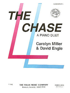 Miller / Engle - The Chase - Early Intermediate - Piano Duet Sheet (1 Piano 4 Hands)