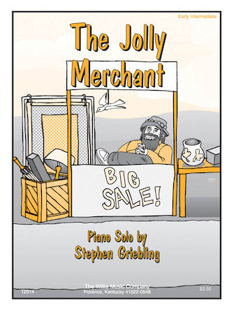 Griebling, Stephen - The Jolly Merchant - Early Intermediate - Piano Duet (1 Piano 4 Hands) (POP)