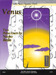 Ikeda, Naoko - Venus - Early Intermediate - Piano Duet Sheet (1 Piano 4 Hands) - Willis Music Dynamic Duets (POP)