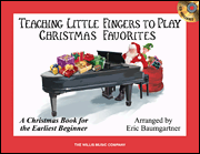 XMAS - Teaching Little Fingers to Play Christmas Favorites arr. Eric Baumgartner - Nine (9) Early Elementary Supplements - Piano Solo Collection w/CD