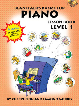 Beanstalk's Basics for Piano: Lesson Book 1 - Piano Method Series w/CD