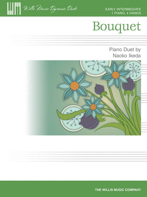 Ikeda, Naoko - Bouquet - Early Intermediate - Piano Duet Sheet (1 Piano 4 Hands) (OUT OF PRINT)