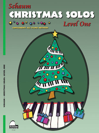 Schaum, Wesley - Christmas Solos, Level 1 - Eighteen (18) Elementary Favorites - Piano (OUT OF PRINT)