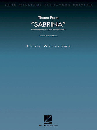 Williams, John - Theme from Sabrina - Violin & Piano