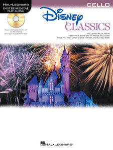 Disney Classics - Solo Arrangements of Fourteen (14) Favorites with CD Instrumental Play-Along Pack - Cello Solo w/CD