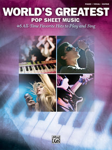 WORLDS GREATEST POP SHEET MUSIC PVG (OUT OF PRINT)