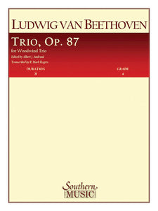 Trio, Op. 87 Flute, Oboe and Clarinet -  Ludwig van Beethoven/arr. Andrad, Rogers