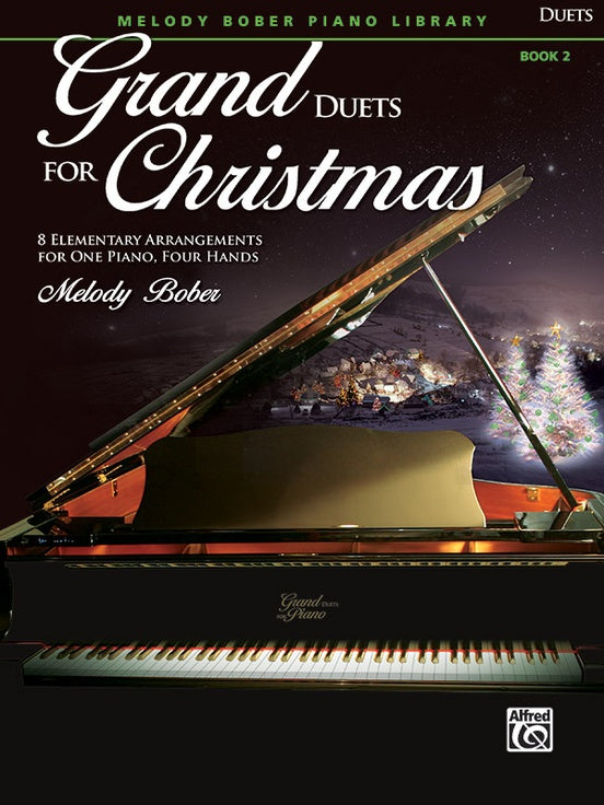 Bober, Melody - Grand Duets for Christmas, Book 2 - Eight (8) Elementary Arrangements - Piano Duet (1 Piano 4 Hands)