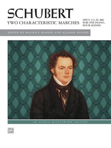 Schubert - Two Characteristic Marches, Op. 121 D886 - Piano Duet (1 Piano 4 Hands)