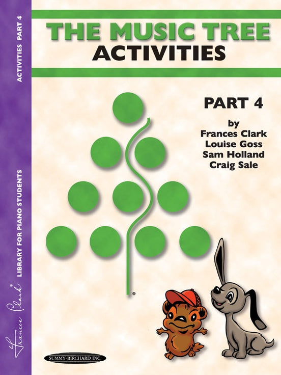 Clark, Frances - Music Tree, The: Activities Book, Part 4 - Piano Method Series*