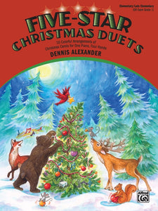 Five-Star Christmas Duets - Dennis Alexander, Elementary/Late Elementary