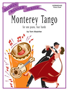 Masinter, Tom - Monterey Tango - Intermediate - Piano Duet Sheet (1 Piano 4 Hands) - Belwin Banner Series (POP)