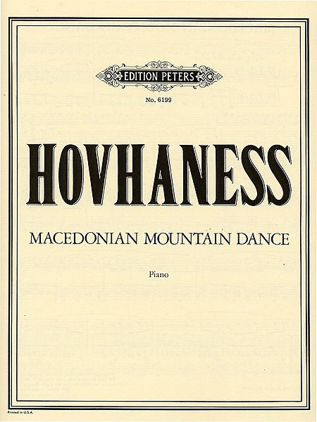 Macedonian Mountain Dance Op.144 - Hovhaness, Alan (NFMC)