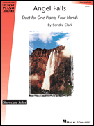 Clark, Sondra - Angel Falls - Intermediate - Piano Duet Sheet (1 Piano 4 Hands) - Hal Leonard Student Piano Library Showcase Solos Level 5 (POP)