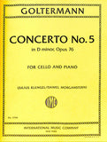 Goltermann, Georges - Concerto No. 5 in D minor, Opus 71 ed. Julius Klengel & Daniel Morganstern - Cello & Piano