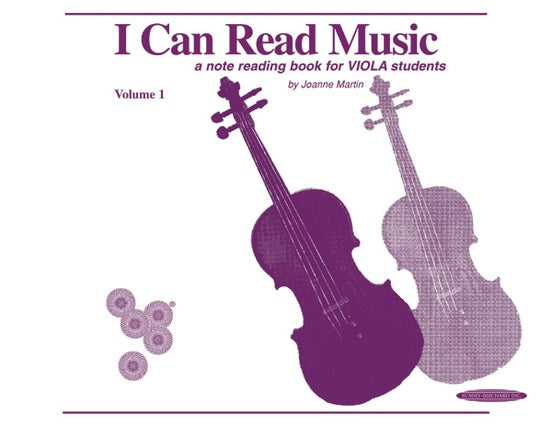 I Can Read Music, Volume 1 Viola - Joanne Martin