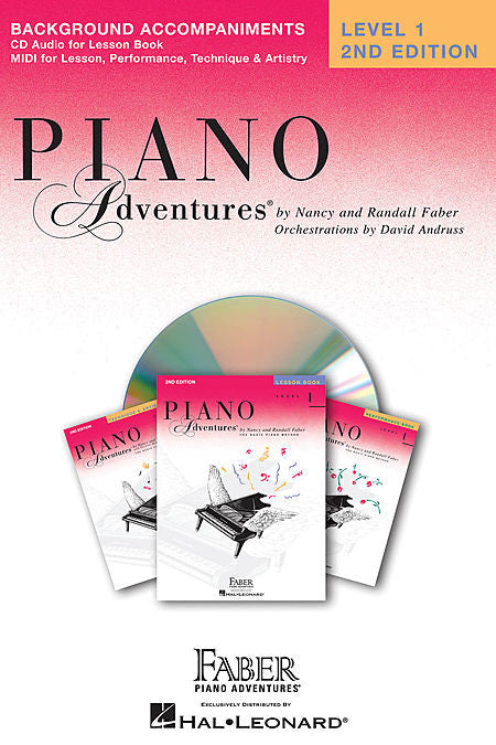 Level 1 - Lesson Book CD - 2nd Edition Piano Adventures Faber Piano Adventures Lesson Book CD