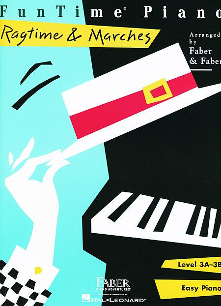 FunTime Ragtime & Marches Level 3A-3B Faber Piano Adventures Book