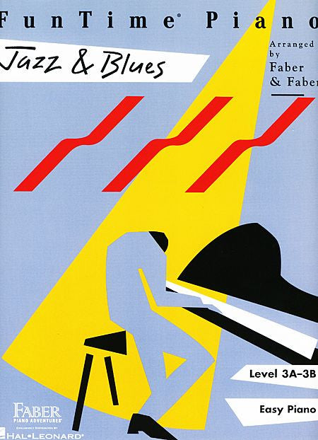 FunTime Jazz & Blues Level 3A-3B Faber Piano Adventures Book