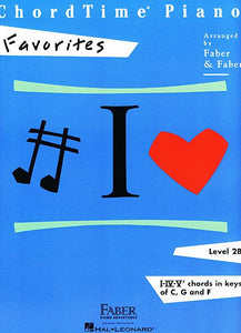 ChordTime Favorites Level 2B Faber Piano Adventures Book