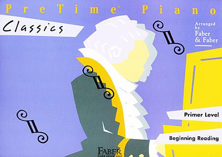 PreTime Classics Primer Level Faber Piano Adventures Book