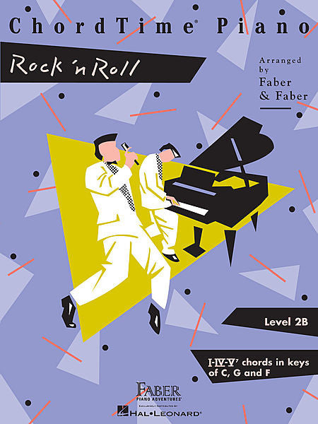 ChordTime Rock 'n' Roll Level 2B Faber Piano Adventures Book