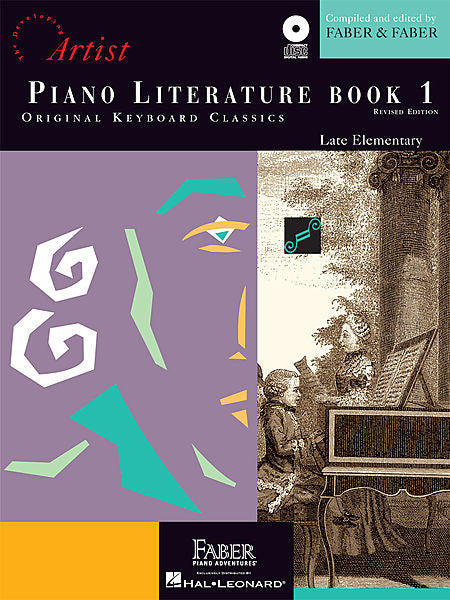 Piano Literature - Book 1 Developing Artist Original Keyboard Classics - Faber Piano Adventures Book/Audio Access