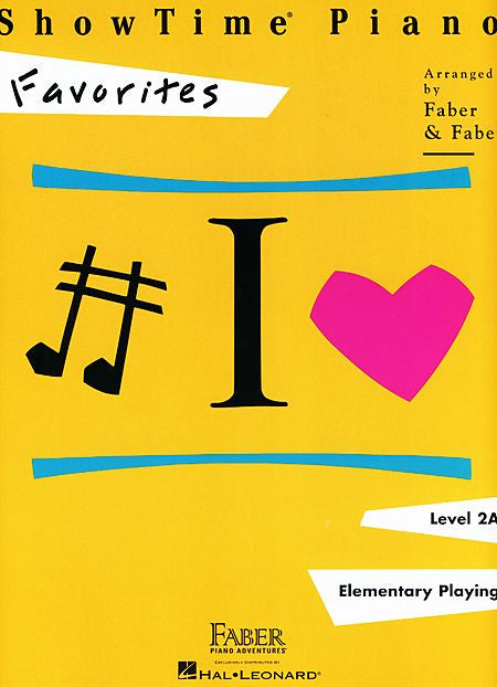 ShowTime Favorites Level 2A Faber Piano Adventures Book