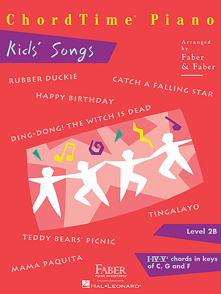 ChordTime Kids' Songs Level 2B,  Faber Piano Adventures Book