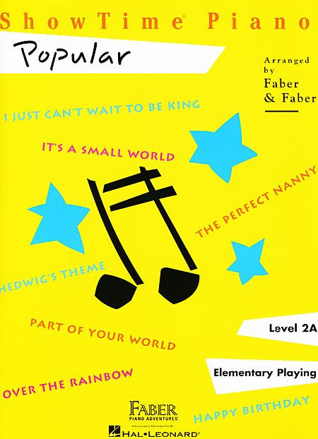 ShowTime Popular Level 2A Faber Piano Adventures Book