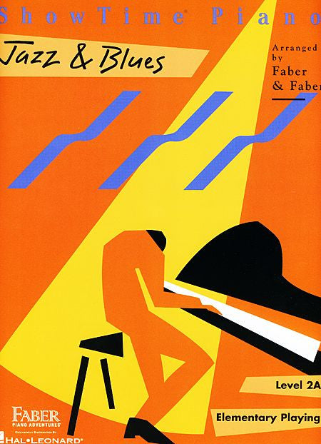 ShowTime Jazz & Blues Level 2A Faber Piano Adventures Book