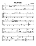 Ragtimes for Two Violins arr. Benedikt Brydern - 16 well-known Ragtimes by Scott Joplin, James Scott, and Benedikt - Violin Ensemble Duet: Two (2) Violins - Score Only