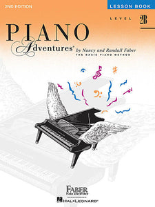 Level 2B - Lesson Book - 2nd Edition Piano Adventures - Faber