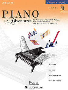 Level 2B - Theory Book - 2nd Edition Piano Adventures Faber