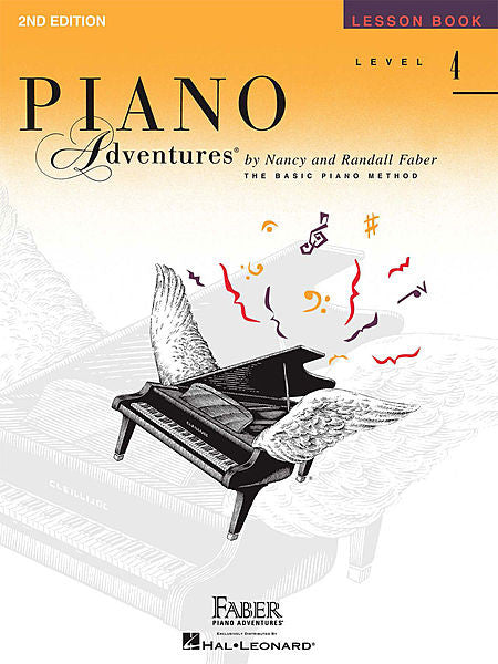 Level 4 - Lesson Book - 2nd Edition Piano Adventures Faber