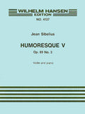 Sibelius, Jean - Humoresque No. 5 Opus 89/3 - Violin & Piano