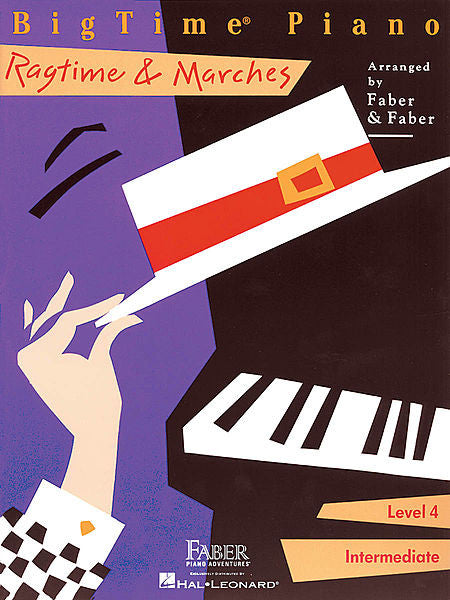 BigTime Ragtime & Marches Level 4 Faber Piano Adventures Book