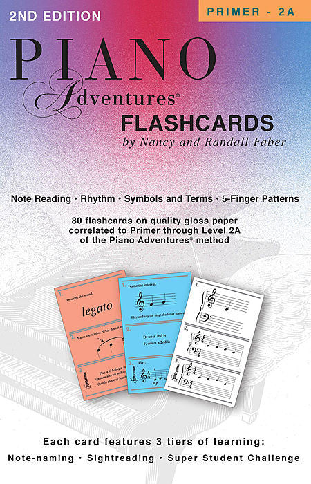 Piano Adventures Flashcards In-a-Box Faber