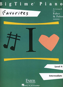 BigTime Favorites Level 4 Faber Piano Adventures Book