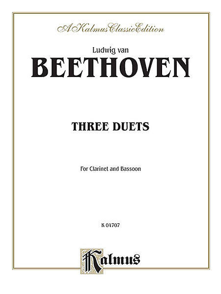 Beethoven - Three Duets for Clarinet and Bassoon