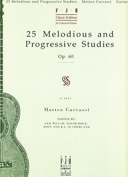 25 Melodious and Progressive Studies, Op. 60 (NFMC) - Matteo Carcassi - Guitar Book