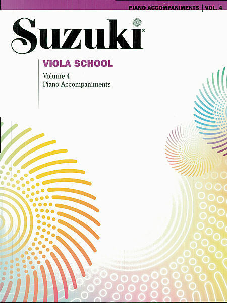 Suzuki Viola School Piano Acc., Volume 4