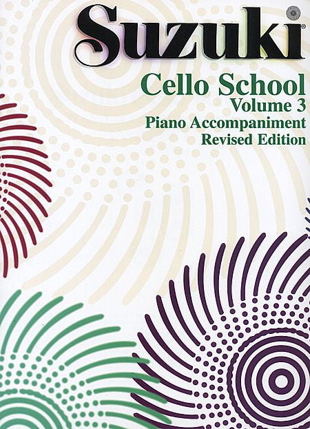 Suzuki Cello School Piano Acc., Volume 3 (Revised)