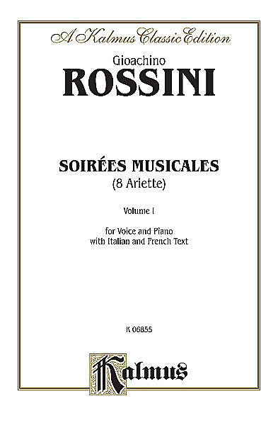 Soirees Musicales, Volume I (for Voice & Piano), Nos. 1-8