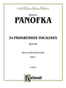 Twenty-four Progressive Vocalises, Op. 85, Volume I