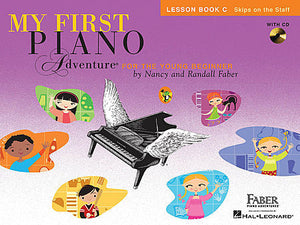 My First Piano Adventure Lesson Book C with Audio Access Faber Piano Adventures